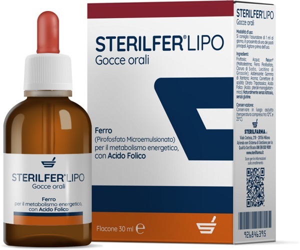 STERILFER LIPO GOCCE 30 ML - Farmapanda Srl
