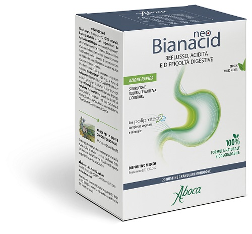 NEOBIANACID 20 BUSTINE MONODOSE 1,55 G - Farmapanda Srl