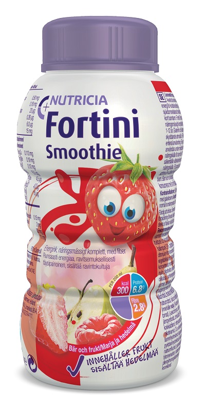 FORTINI SMOOTHIE MULTI FIBRE GUSTO FRUTTI ROSSI 200 ML - Farmapanda Srl