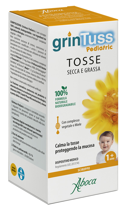 GRINTUSS PEDIATRIC SCIROPPO 180 G - Farmapanda Srl