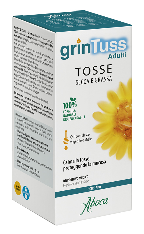 GRINTUSS ADULTI SCIROPPO 180 G - Farmapanda Srl