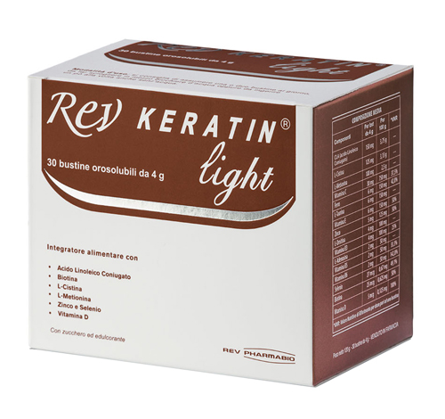 REV KERATIN LIGHT 30 BUSTE 120 G - Farmapanda Srl