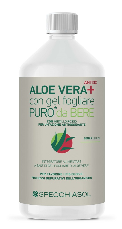 SUCCO ALOEVERA+ ALOE/MIRTILLO ROSSO 1 LITRO - Farmapanda Srl