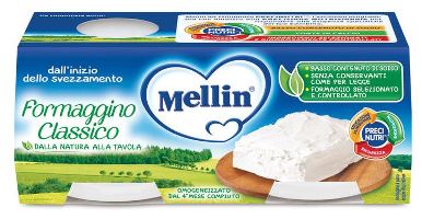 MELLIN BABY FORMAGGINO CLASSICO 2 X 80 G - Farmapanda Srl