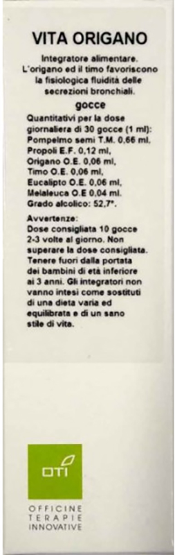 VITA ORIGANO GOCCE 30ML - Farmapanda Srl