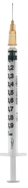 SIRINGA PER INSULINA EXTRAFINE TUB 1ML 100 UI AGO REMOVIBILE 26 GAUGE 0,45X12 MM 1 PEZZO - Farmapanda Srl