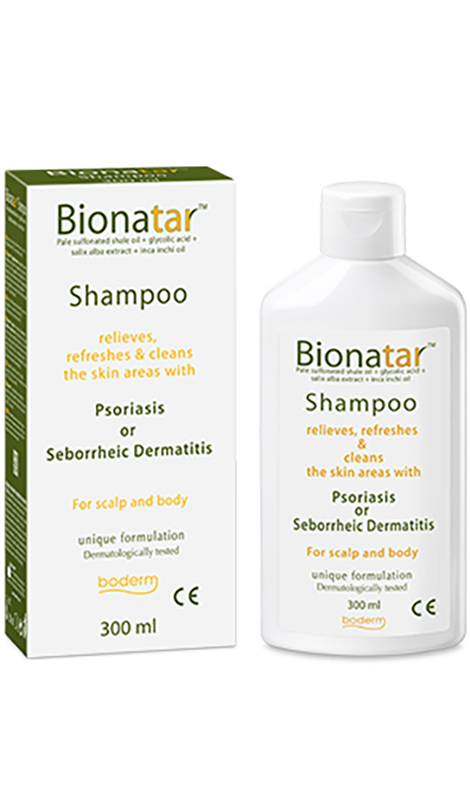 BIONATAR SHAMPOO INDICATO IN PRESENZA DI SINTOMI DI PSORIASI O DERMATITE SEBORROICA 300 ML CE - Farmapanda Srl