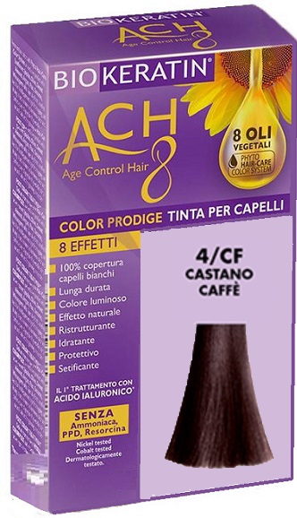 BIOKERATIN ACH8 COLOR PRODIGE 4/CF CASTANO CAFFE' - Farmapanda Srl