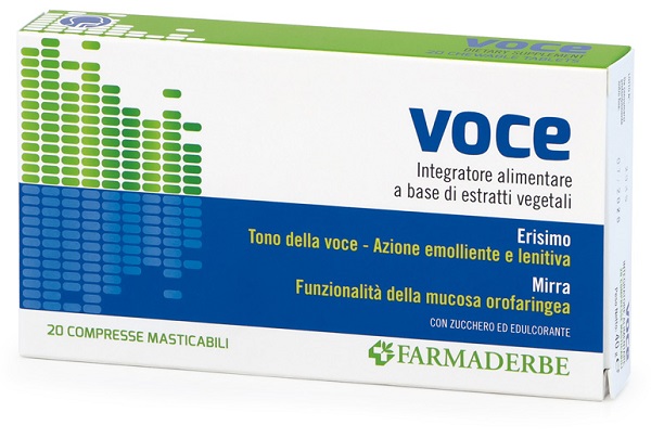 VOCE 20 COMPRESSE MASTICABILI - Farmapanda Srl