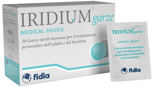 IRIDIUM GARZA OCULARE MEDICATA IN TESSUTO NON TESSUTO 20 PEZZI - Farmapanda Srl