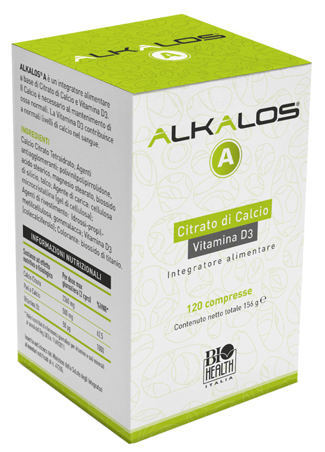 ALKALOS A 120 COMPRESSE - Farmapanda Srl