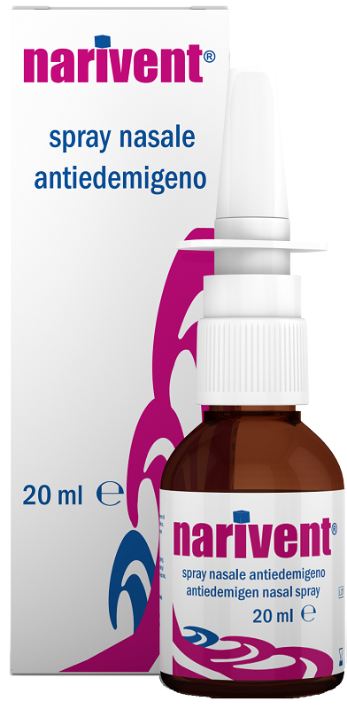 SPRAY NASALE ANTIEDEMIGENO NARIVENT FLACONE 20 ML - Farmapanda Srl