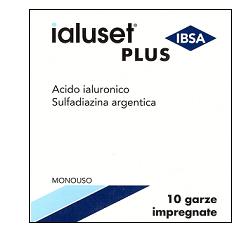 GARZA IMPREGNATA IALUSET FERITE E USTIONI NON INFETTE 10X10 CM 10 PEZZI - Farmapanda Srl