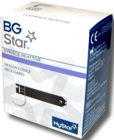 STRISCE REATTIVE MISURAZIONE GLICEMIA BGSTAR MYSTAR 50 PEZZI - Farmapanda Srl