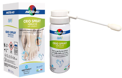 CRIO SPRAY VERRUCHE MASTER-AID FOOTCARE 50 ML E1 - Farmapanda Srl