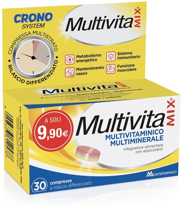 MULTIVITAMIX CRONO 30 COMPRESSE - Farmapanda Srl