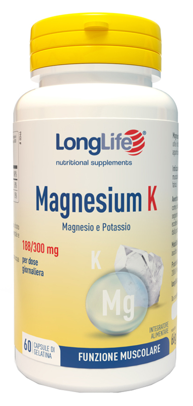 LONGLIFE MAGNESIUM K 60 CAPSULE - Farmapanda Srl
