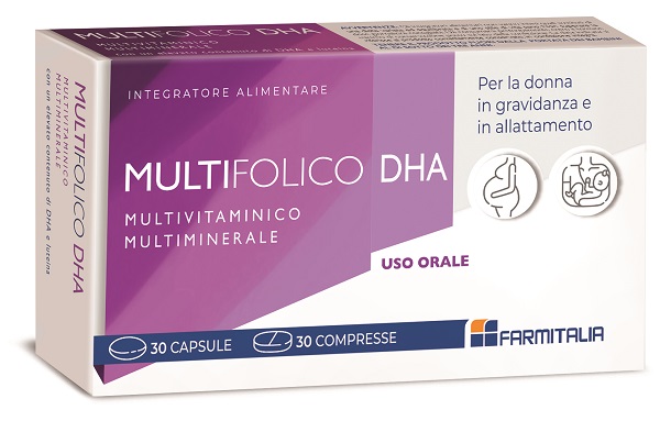 MULTIFOLICO DHA 30 CAPSULE + 30 COMPRESSE - Farmapanda Srl