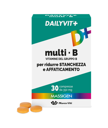 MASSIGEN MULTI B VITAMINE DEL GRUPPO B 30 COMPRESSE RIVESTITA DA 364 MG - Farmapanda Srl