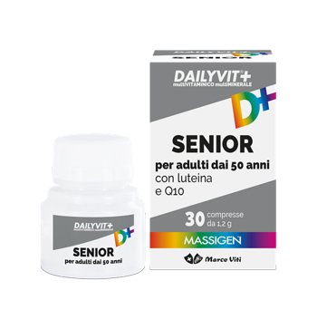 DAILYVIT+ SENIOR MULTIVITAMINICO E MULTIMINERALE 30 COMPRESSE - Farmapanda Srl