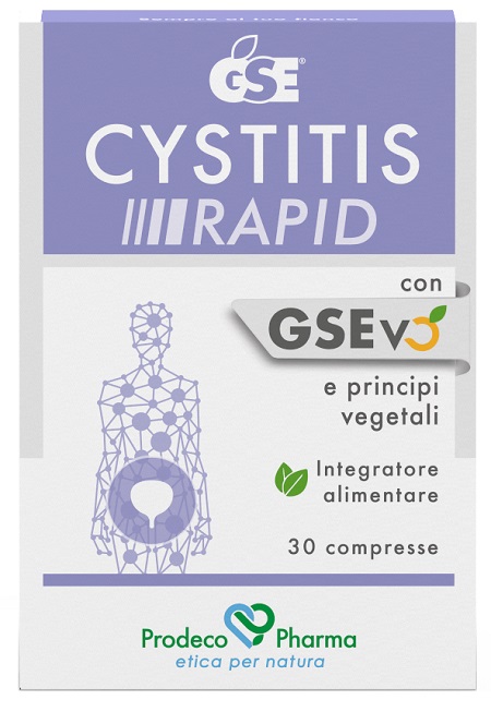 GSE CYSTITIS RAPID 30 COMPRESSE - Farmapanda Srl