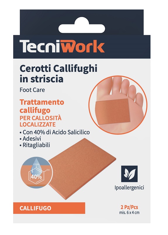 CEROTTI CALLIFUGHI IN STRISCIA CONFEZIONE DA 2 PEZZI - Farmapanda Srl