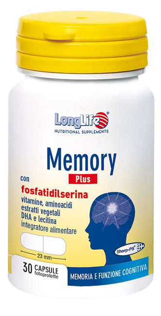 LONGLIFE MEMORY PLUS 30 CAPSULE FOTOPROTETTE - Farmapanda Srl