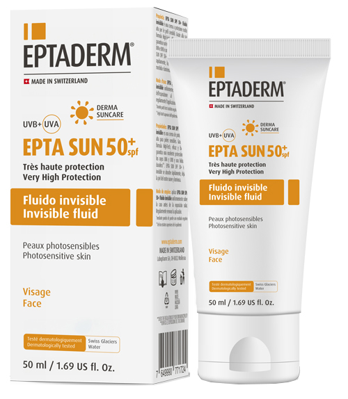 EPTA SUN SPF50+ FLUIDO INVISIBILE 50 ML - Farmapanda Srl