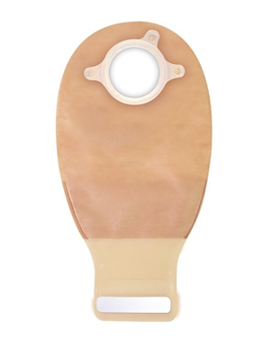 SACCA NATURA+ A FONDO APERTO SENZA FILTRO E CHIUSURA INVISICLOSE IN VELCRO 57MM TRASPARENTE 10 PEZZI - Farmapanda Srl