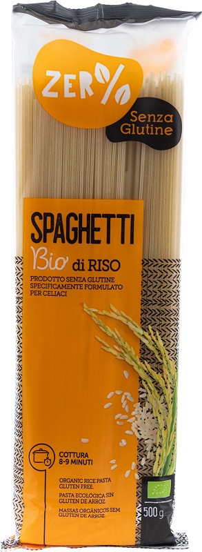 ZERO% GLUTINE PASTA RISO SPAGHETTI SENZA GLUTINE BIO 500 G - Farmapanda Srl