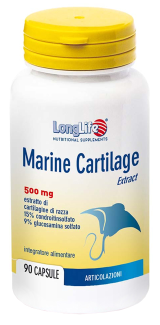 LONGLIFE MARINE CARTILAGE 90 CAPSULE DI GELATINA - Farmapanda Srl