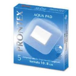 GARZA COMPRESSA PRONTEX AQUA PAD 10X8CM 5 PEZZI - Farmapanda Srl