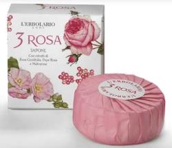 3 ROSA SAPONE PROFUMATO 100 G - Farmapanda Srl