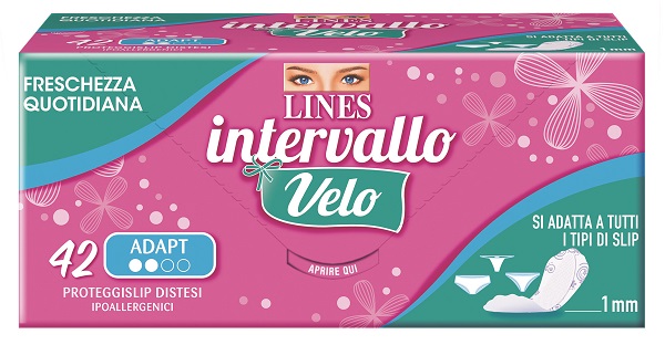 LINES INTERVALLO VELO ADAPT 42 PEZZI COUPON - Farmapanda Srl