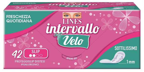 LINES INTERVALLO VELO SLIP 42 PEZZI COUPON - Farmapanda Srl