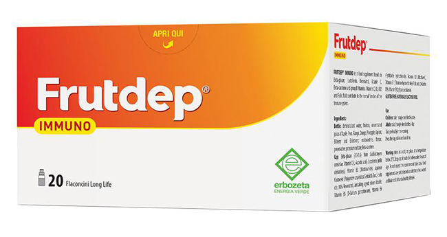 FRUTDEP IMMUNO 20 FLACONCINI 10 ML - Farmapanda Srl