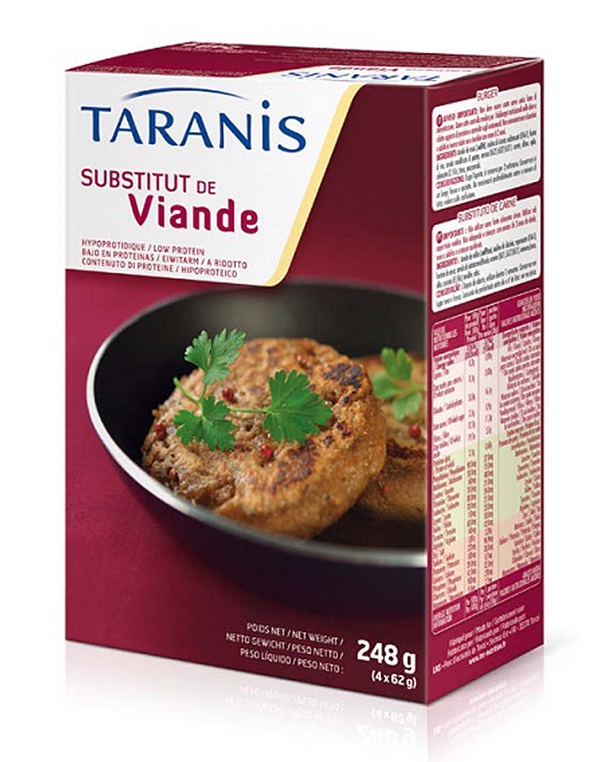 TARANIS BURGER SOSTITUTO CARNE 4 X 62 G - Farmapanda Srl