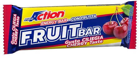 PROACTION FRUIT BAR BARRETTA ENERGETICA ALLA CILIEGIA 40 G - Farmapanda Srl