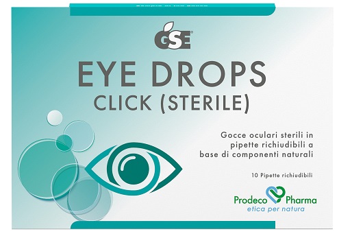 GSE EYE DROPS CLICK GOCCE OCULARI 10 PIPETTE 0,5 ML - Farmapanda Srl