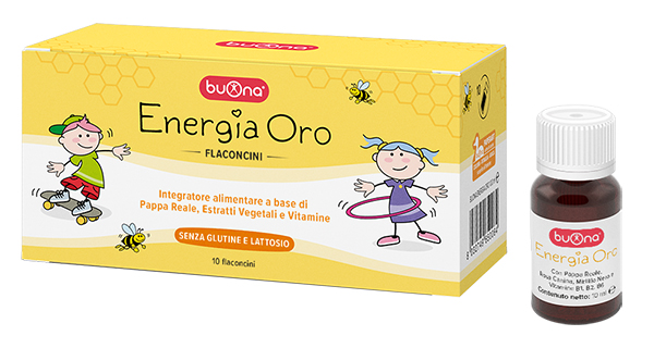 BUONA ENERGIA ORO 10 FLACONCINI DA 10 ML - Farmapanda Srl