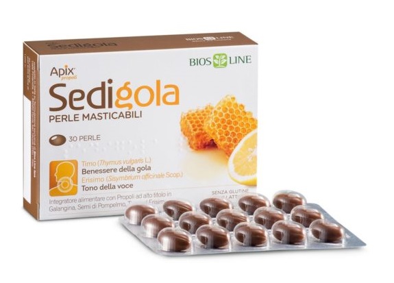 SEDIGOLA PERLE MASTICABILI 30 PERLE - Farmapanda Srl
