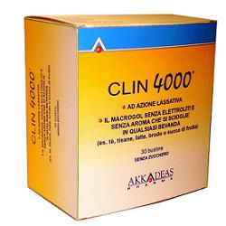 CLIN 4000 LASSATIVO 30 BUSTINE MONOUSO 10 G SENZA ZUCCHERO - Farmapanda Srl