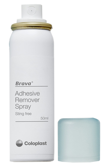 BRAVA SPRAY REMOVER PER DISTACCO DOLCE ADESIVI E DISPOSITIVI PER STOMIA 50 ML - Farmapanda Srl