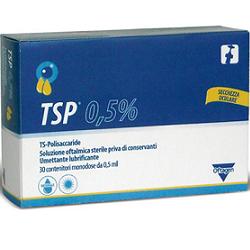 TSP 0,5% SOLUZIONE OFTALMICA UMETTANTE LUBRIFICANTE 30 FLACONCINI MONODOSE 0,5 ML - Farmapanda Srl