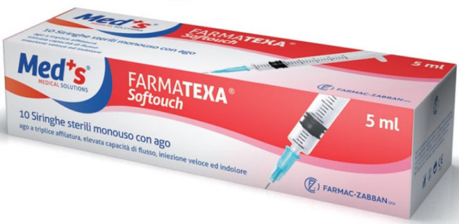 SIRINGA MEDS 5 ML 14 GAUGE 10 PEZZI - Farmapanda Srl