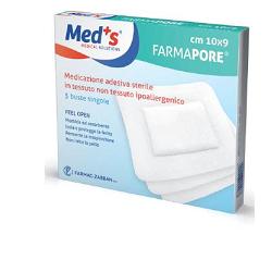 MEDICAZIONE ADESIVA MEDS 10X12 CM 5 PEZZI - Farmapanda Srl