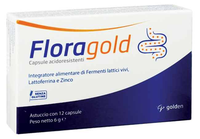 FLORAGOLD 12 CAPSULE - Farmapanda Srl