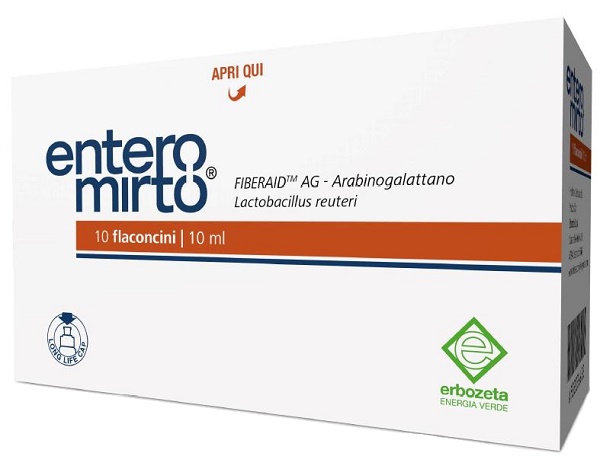 ENTERO MIRTO 10 FLACONCINI DA 10 ML - Farmapanda Srl