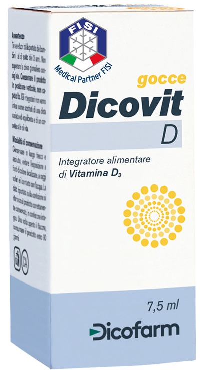 DICOVIT D VITAMINA D3 7,5 ML - Farmapanda Srl