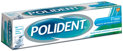 POLIDENT FREE ADESIVO PER PROTESI DENTARIA 40 G - Farmapanda Srl